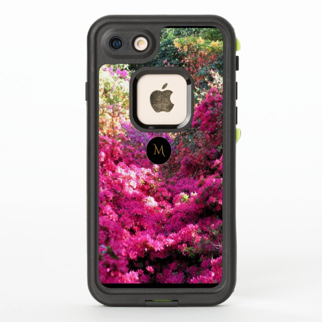Rhododendron Floral Fotografy Monogram Case (Rückseite)