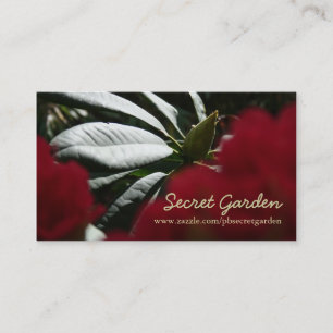 Rhododendron Floral Photographie - Carte de visite