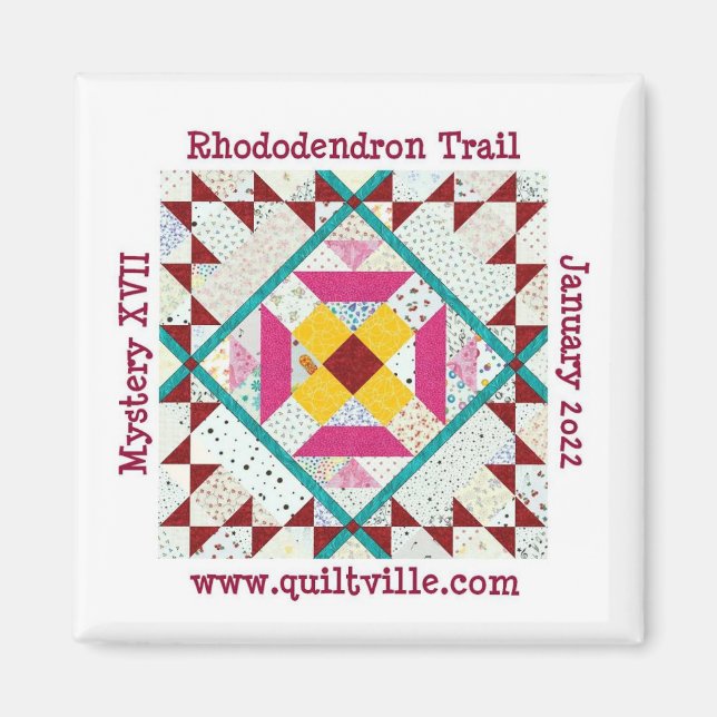 Rhododendron-Trail-Magnet Magnet (Vorne)