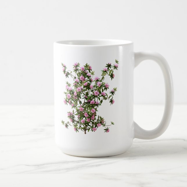Rhododendronblüten Kaffeetasse (Rechts)