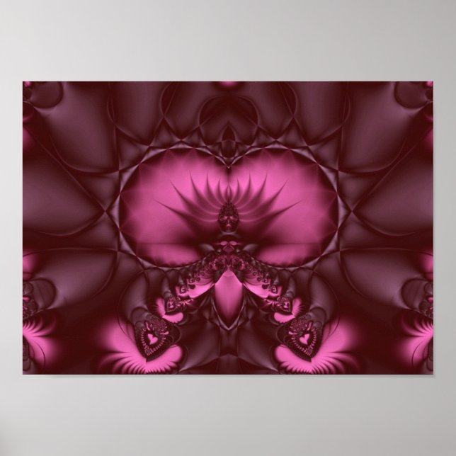 Rhodolite lotus thron poster (Vorne)