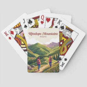 Rhodope-Gebirge Bulgarien Spielkarten