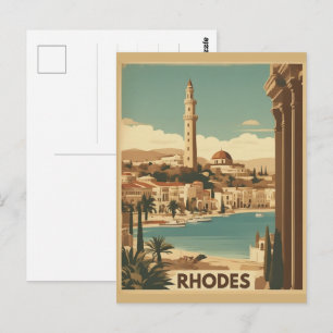 Rhodos Griechenland - Rhodos Insel Griechenland Re Postkarte