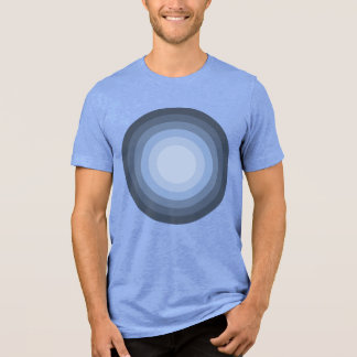 Rholmn (Blau gefärbt) Tri-Blend Shirt
