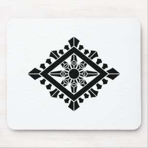 Rhombic Dharma chakra Mousepad