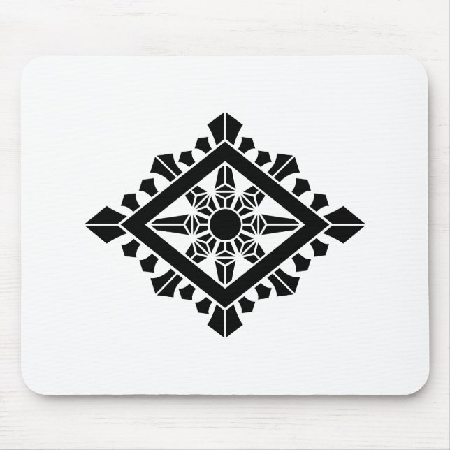 Rhombic Dharma chakra Mousepad (Vorne)