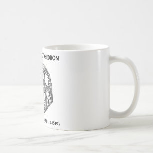 Rhombicuboctahedron (Leonardo da Vinci) Kaffeetasse