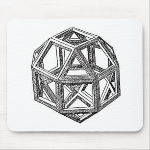 Rhombicuboctahedron, Leonardo da Vinci Mousepad