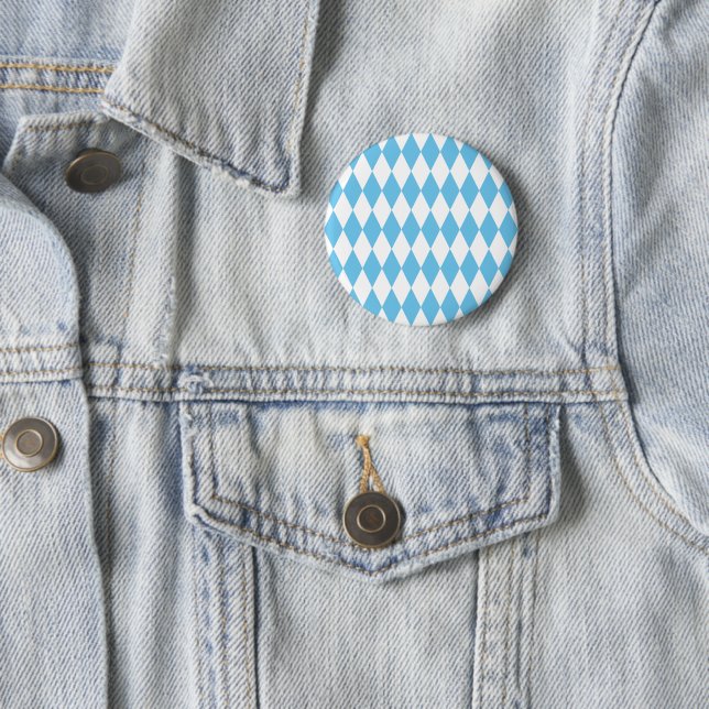 Rhombus-Muster für die blaue und weiße bayerische  Button (Beispiel)