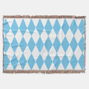 Rhombus-Muster für die blaue und weiße bayerische  Decke