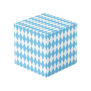 Rhombus-Muster für die blaue und weiße bayerische Würfel