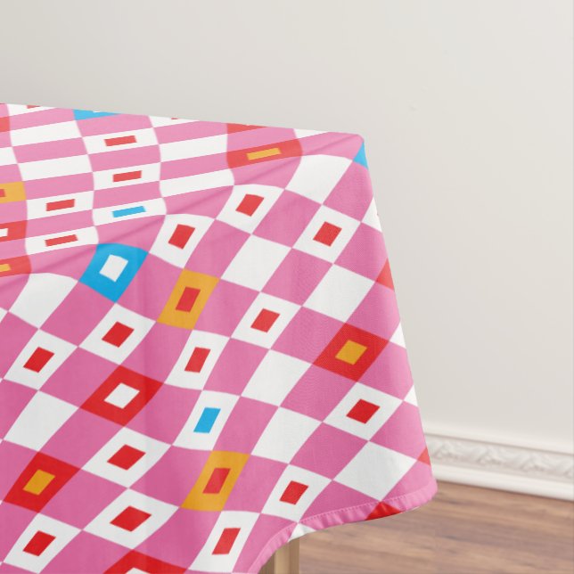 Rhombus Pattern Tischdecke (Beispiel)