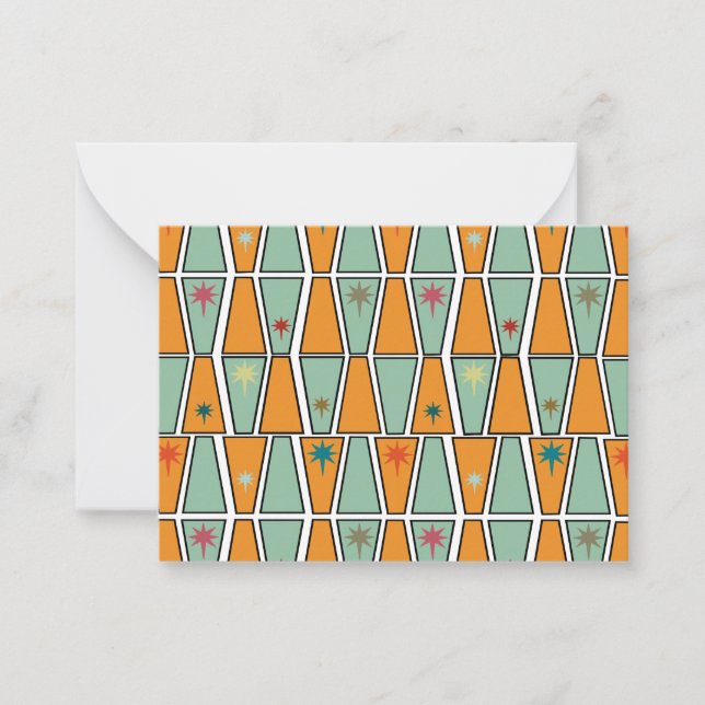 Rhombuses with Starbursts  Mitteilungskarte (Vorderseite)