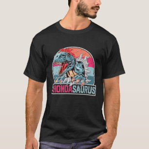 Rhonda Saurus Funny Personalisiert Dinosaur T Rex  T-Shirt