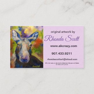 rhonda scott_Standard, 3,5" x 2,0" Biz_QR-Code Visitenkarte