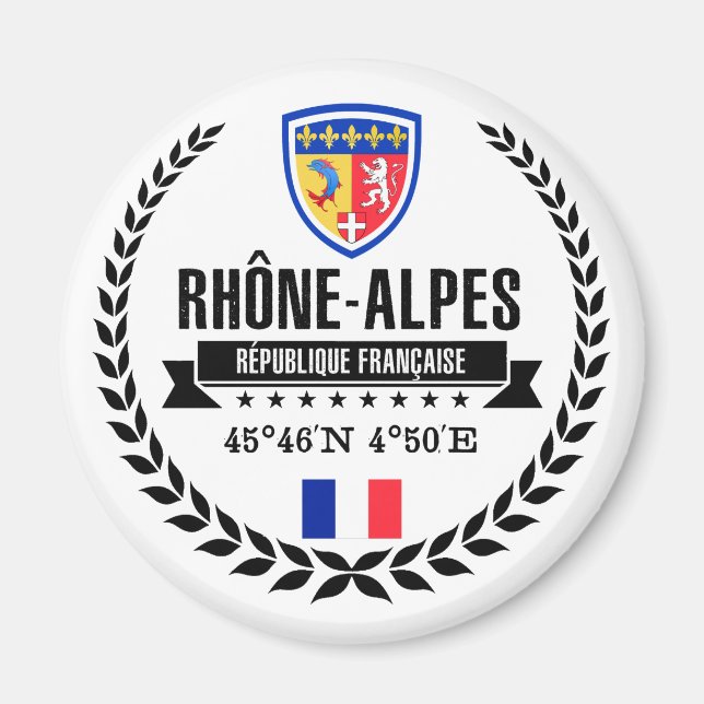 Rhône-Alpes Magnet (Vorne)