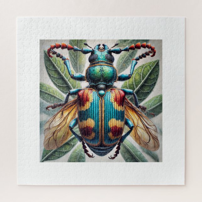 Rhopalophora Beetle in Watercolor 051124IREF206 -  (Vertikal)