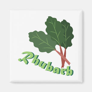 Rhubarb Magnet