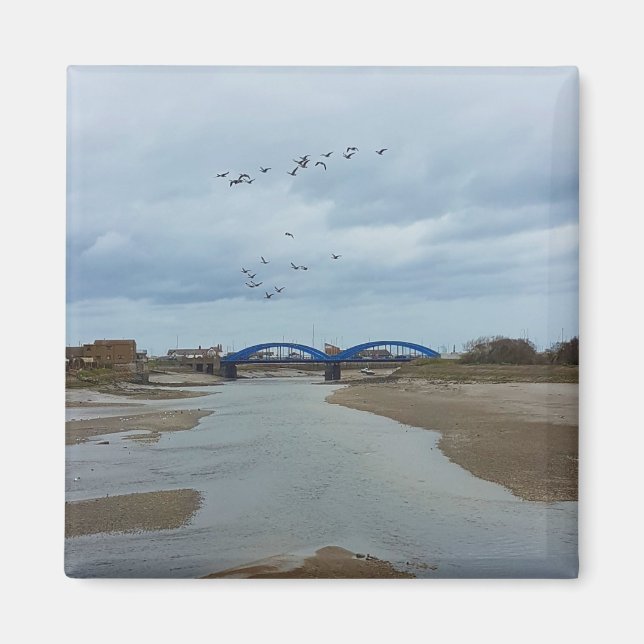 Rhyl Blue Bridges Magnet (Vorne)