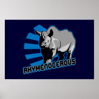 Rhymenocerer Hiphopapotamus Poster