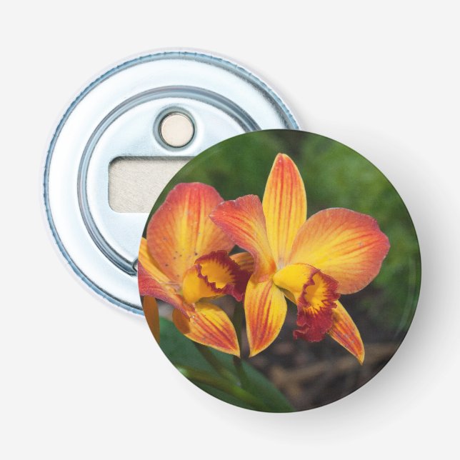 Rhyncattleanthe Liebe Tapestry Flaschenöffner (Vorderseite)