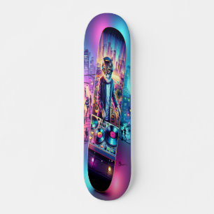 Rhythmen auf dem Dach Skateboard