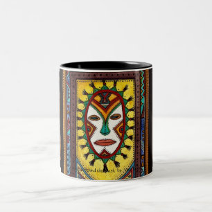 Rhythmen hinter der Maske Zweifarbige Tasse