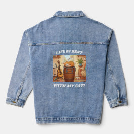 Rhythmen und Schnurrhaare, Musik und Maunzen, Jeansjacke