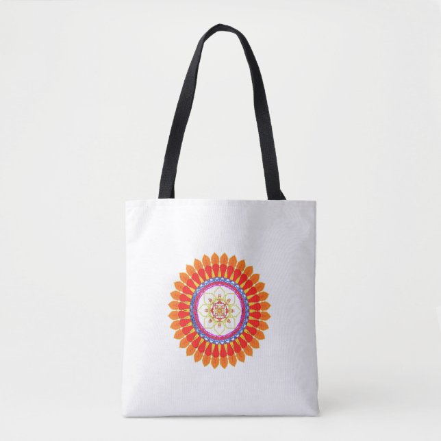 Rhythmic Euphoria Mandala  Tasche (Vorderseite)