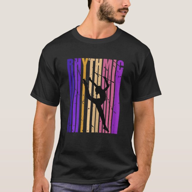 Rhythmic Gymnastics Female Gymnast Inspiring Queen T-Shirt (Vorderseite)