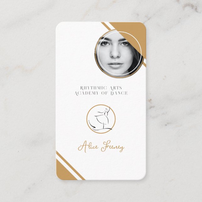 rhythmisch | Tanz Visitenkarte (Vorderseite)