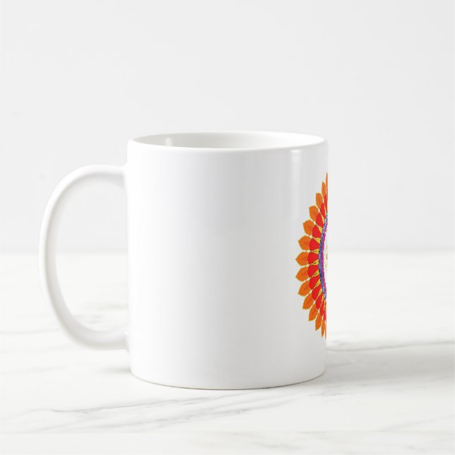Rhythmische Euphorie Boho Kaffeetasse (Links)