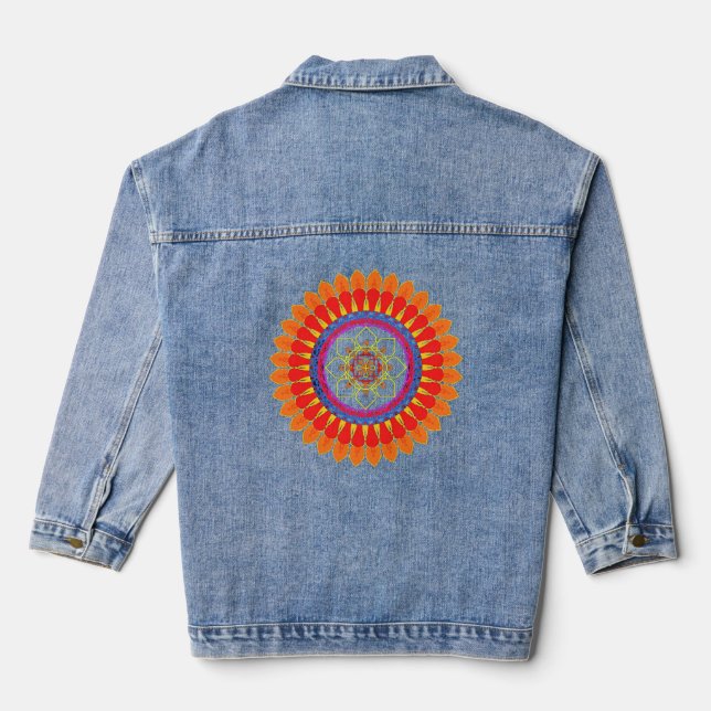 Rhythmische Euphorie  Jeansjacke (Rückseite)