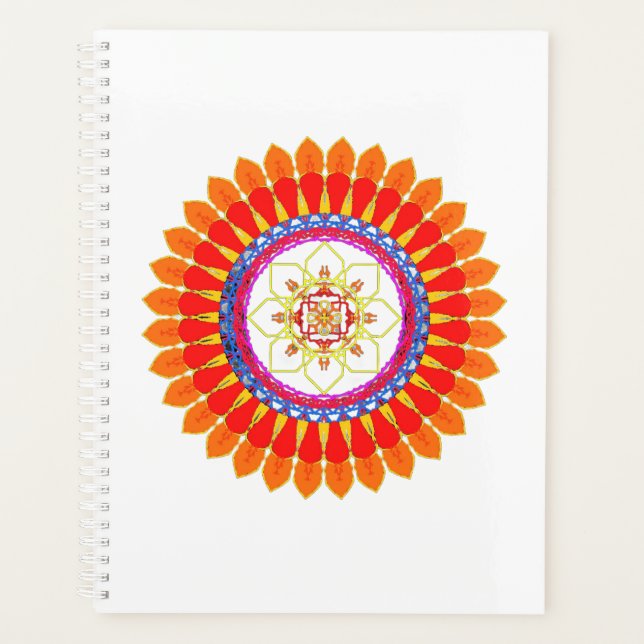Rhythmische Euphorie-Mandala  Planer (Vorderseite)