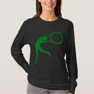 Rhythmische Gymnastik Abbildung: Grasgrün T-Shirt