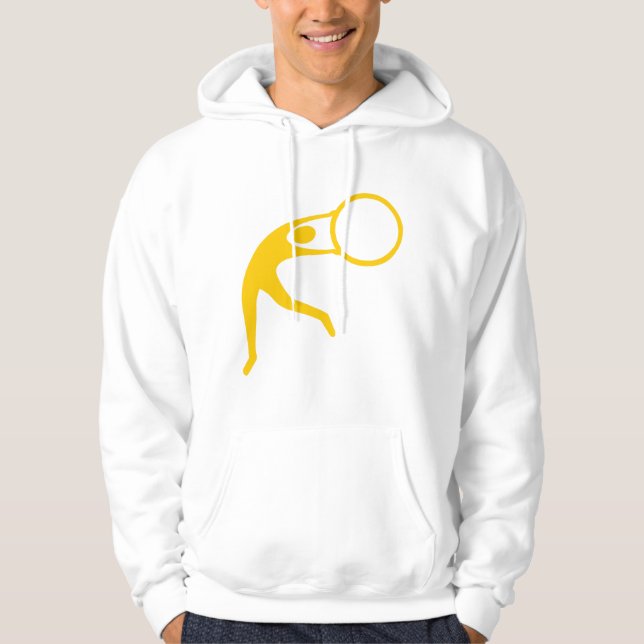 Rhythmische Gymnastik Abbildung: orange Hoodie (Vorderseite)