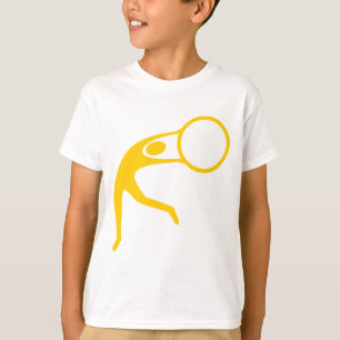 Rhythmische Gymnastik Abbildung: orange T-Shirt