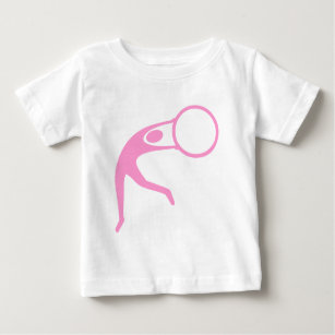 Rhythmische Gymnastik Abbildung: Rosa Baby T-shirt