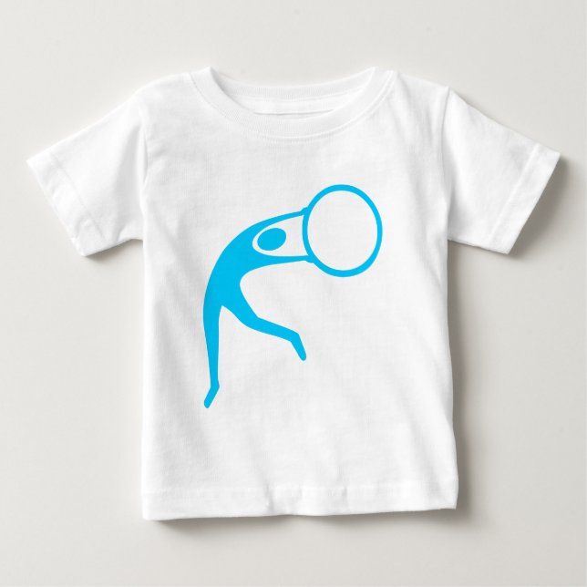Rhythmische Gymnastik Abbildung: Sky Blue Baby T-shirt (Vorderseite)