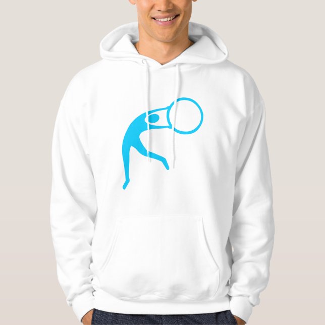 Rhythmische Gymnastik Abbildung: Sky Blue Hoodie (Vorderseite)