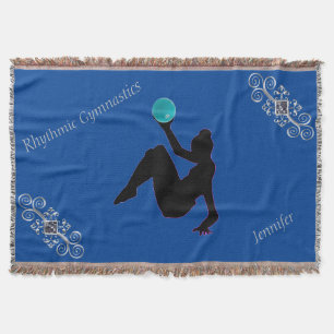 Rhythmische Gymnastik Ball Routinefilm Decke