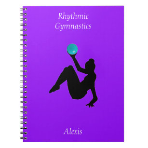 Rhythmische Gymnastik Ball RoutineNotebook Notizblock