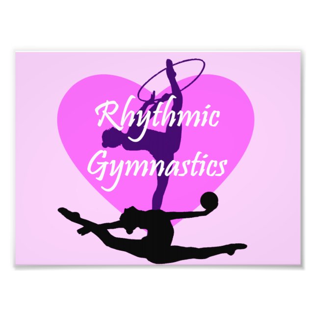 Rhythmische Gymnastik Fotodruck (Vorne)