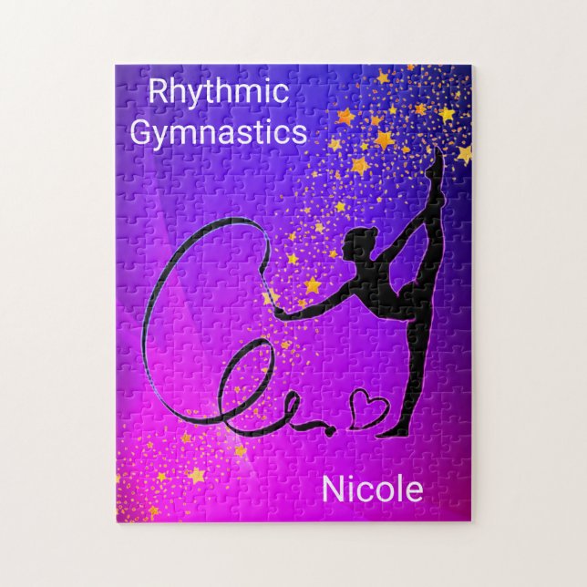 Rhythmische Gymnastik Girls Ribbon Puzzle (Vertikal)
