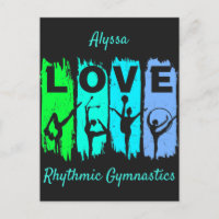 Rhythmische Gymnastik Liebe in Green und Aqua