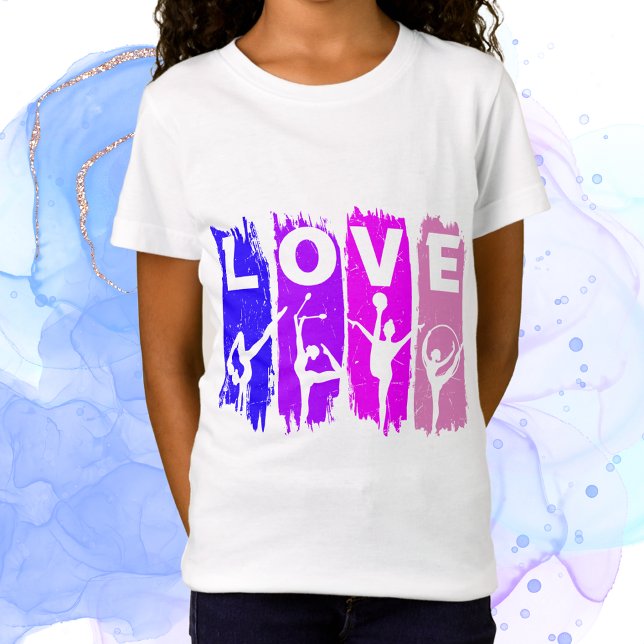 Rhythmische Gymnastik Liebe T - Shirt (Von Creator hochgeladen)