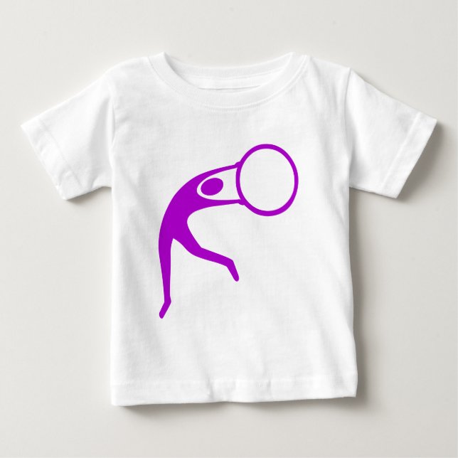 Rhythmische Gymnastik - Lila Baby T-shirt (Vorderseite)