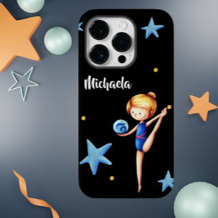 Rhythmische Gymnastik Mädchen mit Ball Typografie Case-Mate iPhone 14 Pro Hülle