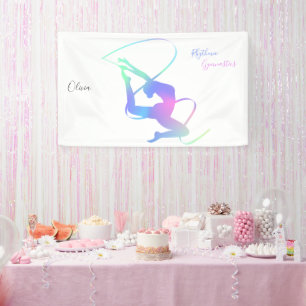 Rhythmische Gymnastik mit Band Banner