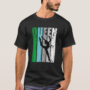 Rhythmische Gymnastik Queen Retro Distressive Gymn T-Shirt